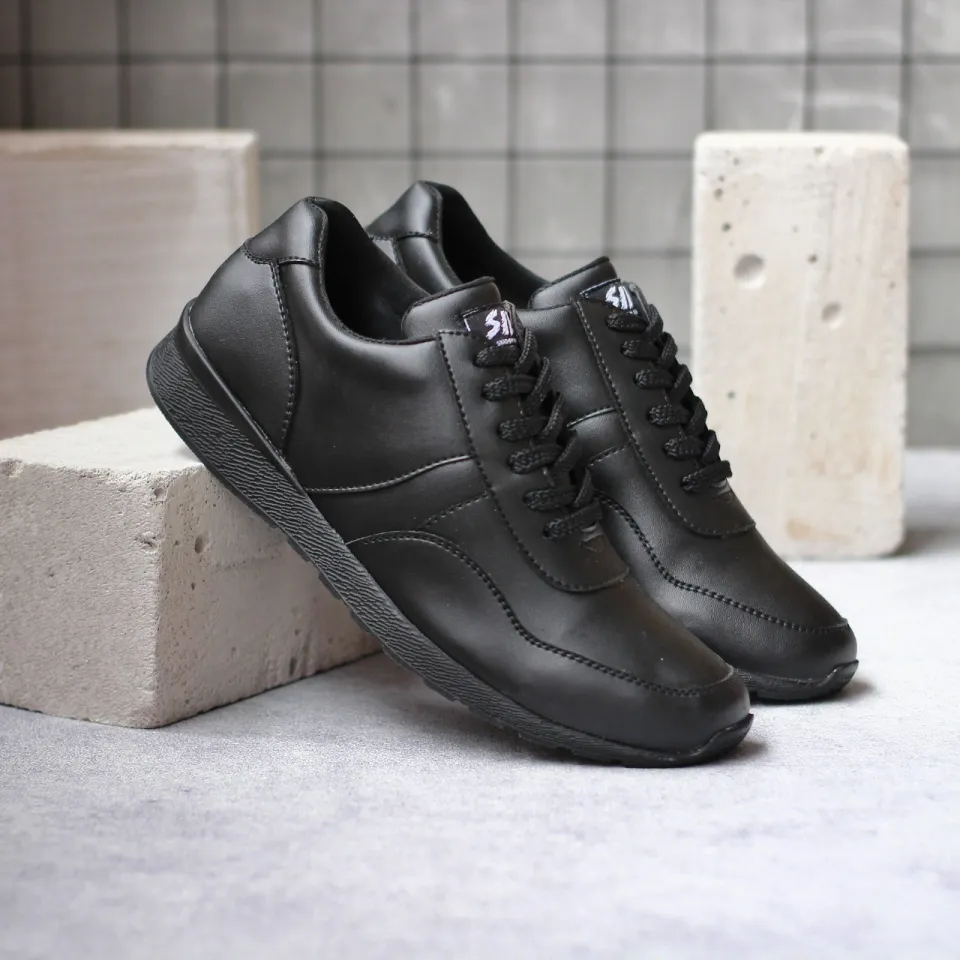 Sepatu Sneakers Pria Casual Power Cushion Leather Shoes Size 38-43