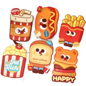 XYAX(XUNJIE) 6PCS Blessing Snake Year Red Envelope Best Wishes Lucky New Year Money Envelope Gift Bag Paper 2025 Hong Bao Children