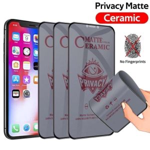 Ceramic Matte Spy Vivo Y30 / Vivo Y30i / Vivo Y50 / Vivo X50 / Vivo V15 / Vivo V17 Tempered Film Privacy Glass Screen Guard Pelidung Layar Anti Gores Tempred