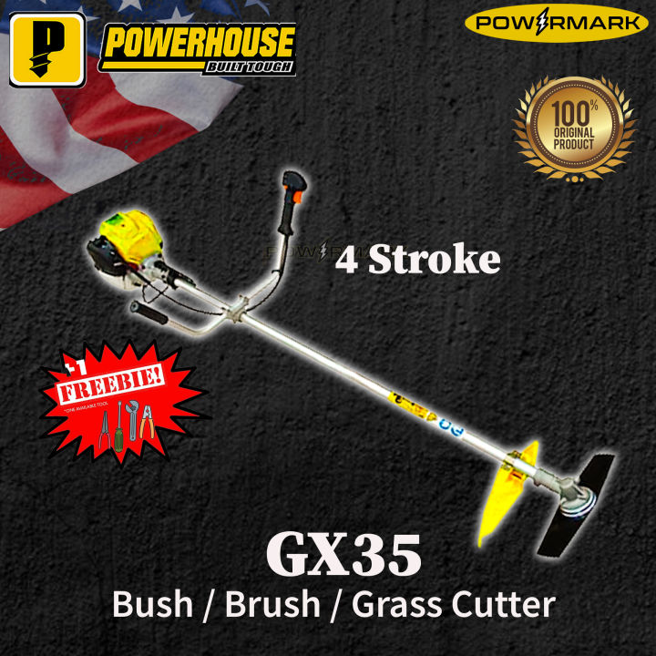 POWERHOUSE GX35 Bush / Brush / Grass Cutter 4 Stroke (Japan Technology ...