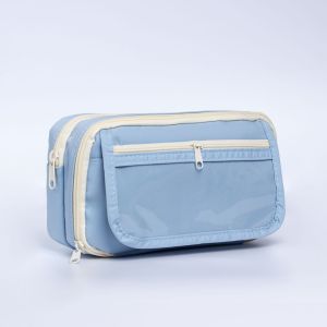 Large Capacity 9-layer Pencil Case with High Aesthetic Value Ins Style Flip Cover Stationery Box Female Student