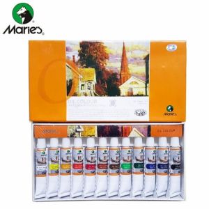 Jual 12 Warna Oil Maries Colour Alat Mewarnai Lukis Coloring TK Merk Cat Minyak SD Color Colour Toko Sekolah School Melukis Seni Based Perlengkapan Pewarna Art Prakarya Stuff Kualitas Bagus Set Paint Stationery Peralatan Menggambar Grosir Prakarya Malang