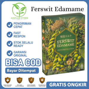 Ferswit Susu Edamame Jepang Untuk Kolesterol Asam Urat Nyeri Sendi & Tulang 100% Original