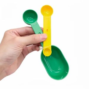 521 - Sendok Takar Aesthetic Plastik 4 in 1 Sendok Ukur Measuring Spoon Cup BPA Free