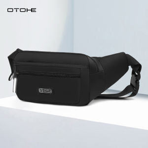 OTOHE Mens Chest Bag Fashion Waist Bag Sports Waist Belts Bag Cross Body Bag Lightweight Waterproof Fitness Bag Money Phone Waist Fanny Pack Jogging Belt Fanny Pack for Workouts Sports Outdoor