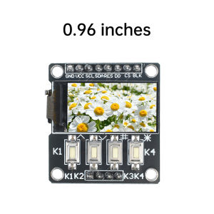 Diymore 0.96/1.3/1.44/1.8-inch TFT IPS Màn hình màu mô-đun hiển thị LCD với 4 nút st7735/st7789 giao diện điều khiển SPI