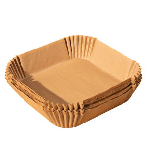 100pcs Useful Air Fryer Baking Oil-proof and Oil-absorbing Paper for Household Barbecue Plate Food
