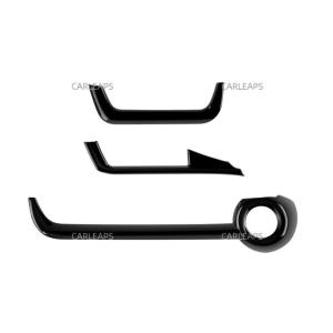 TCS new Toyota vios 2023 carbon fiber 3pcs air outlet frame garnish accessories
