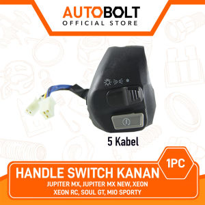 Handel Switch Kanan Mio-Soul-Sporty-Smile-J-GT-M3-Z-S-Soul GT 115-125-Xeon RC-GT-Jupiter MX Old-MX New-Z New Burhan 2006-2008 Handle Hendle Hendel On Off Saklar Starter Lampu