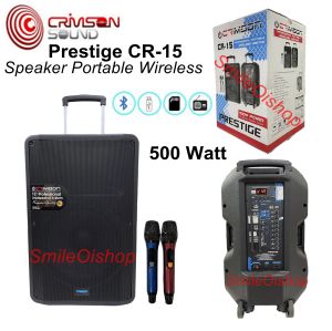 Speaker Portable Meeting Crimson Prestige CR-15 Speaker Bluetooth Wireless Charger