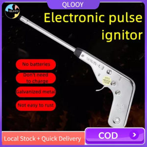 Outdoor Kitchen Stove Lighter Flameless Extra Long Lighter Windproof Safety Pulse Ignition For Outdoor Barbecue Tool