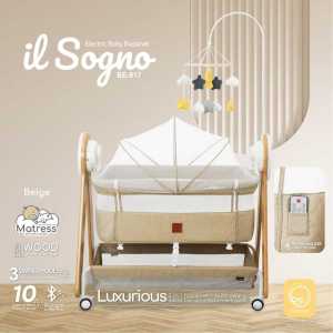 Baby Box Babyelle Il Sogno BE-917 Electric Baby Box Tempat Tidur Bayi Ayun Otomatis