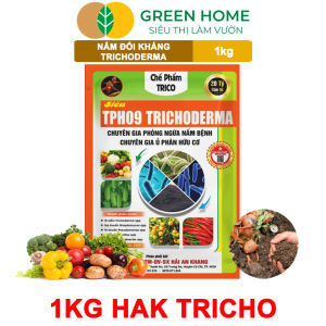 Mua 5 tặng 1 -  Nấm Đối Kháng Trichoderma Greenhome Hải An Khang Bao 1kg Ủ Phân Hữu Cơ Ủ Rác Khử Mùi Cải Tạo Đất