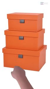 FFBH Clothes Storage Leather Storage Clothing Bin Minimalist Handicrafts Container Home Multifunctional Clothing Organizer 7P3H9