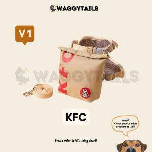 [SG] AdjustableHarness Fast Food Edition for Small Medium Dogs Cats