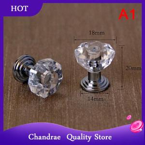[Chandrae] 10Pcs Acrylic Knobs Cupboard Drawer Pull Handle Door Knob Cabine