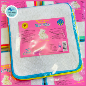 Túi 10 cái Tấm lót chống thấm trẻ em BABY BEAR - Kích thước 30x30 cm - Có thể giặt máy