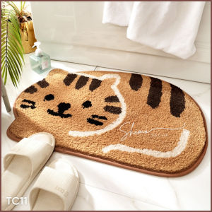 [Shimodecor] TC11 Thảm lau chân chùi chân 3D siêu thấm hút chống trượt cửa nhà tắm cửa phòng khách thảm decor cao cấp