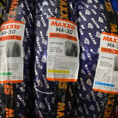 [MTVV] Vỏ lốp xe máy MAXXIS MA-3D Gai kim cương 80/90-17-17 TL Diamond 80 90 17
