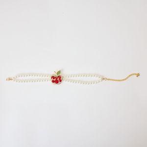 U85IS1 Adjustable Pet Pearl Necklace Bling Elegant Pet Simulated Pearl Collar Pet Puppy Jewelry Double Layer Bead Chain Cat Princess Collars Party