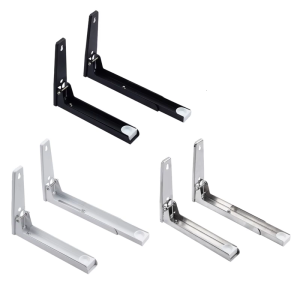 Space Efficient Expandable Shelf for Microwave Oven Support Bracket Wall Mounted Kitchen Appliance Organizer Rack