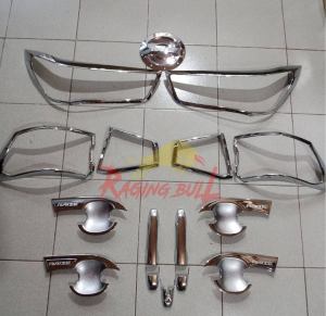 2022 - 2023 Toyota Raize Garnish Set - Chrome Silver - Thailand Made