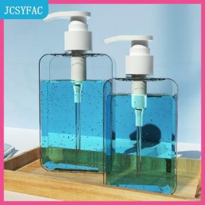 JCSYFAC Trong suốt vuông xà phòng dispenser Countertop Lotion chai với bơm phòng tắm Lotion lỏng xà phòng Dispenser bơm lại EMP