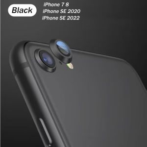 Camera kim loại Lens Ring Glass cho iPhone 7 8 Camera bảo vệ Glass Quay lại Cover cho iPhone SE 2020 2022 SE3 Film
