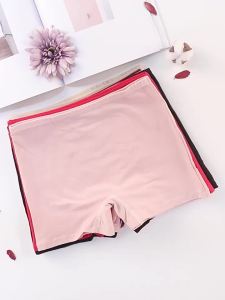 6pcs Cotton Women Panties Lady Plus Size Boxer Underwear High Waist Briefs Solid Color Female Lingerie Shorts Safety Panty2026