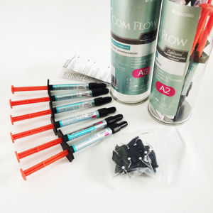 6PCS Dental Composite Flowable Light Cure Materials Filling Fluid Resin A2 A3 in Korea