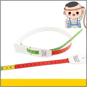 Có thể điều chỉnh trẻ sơ sinh biểu đồ tăng trưởng băng cho đầu cánh tay đo lường không có độc hại nhựa thiết kế dễ dàng để đọc Mark