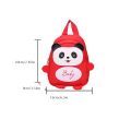 TSEVD Anti-lost Panda Children Backpack Mini Cartoon Children School Bag Simple School Bag Kindergarten Backpack Kids. 