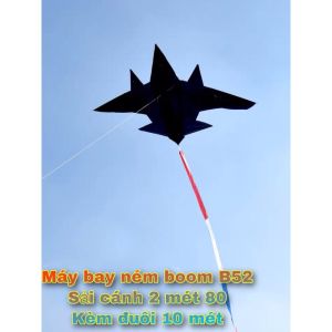 [HCM]COMBO 1 TẶNG 2 - Diều máy bay B 52 tặng kèm đuôi 10 mét + Tay cầm thả diều 150 mét dây