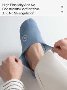 Socks Breathability Socks Coolness Non-slip Soft Sweatproof Ultra-thin Mesh Ice Silk Heat Dissipation