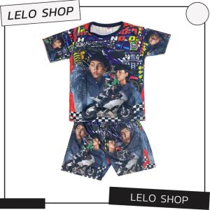 ชุดขาสั้นแขนสั้น สำหรับเด็กอายุ 4-8 ขวบ