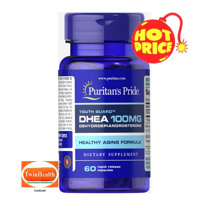Puritan's Pride DHEA 100 mg / 60 Capsules Lazada.co.th