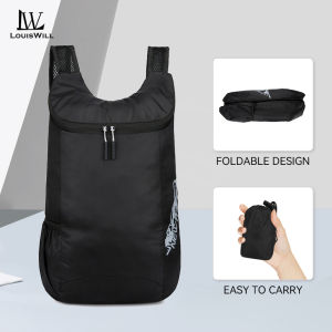 LouisWill Outdoor Backpack Foldable Backpack Lightweight Waterproof Backpack Mens Large Capacity Climbing Backpack Travel Backpack Casual Backpack Sports  Backpack
