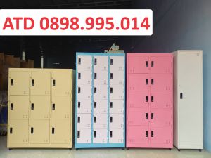 Tủ sắt 4 6 8 10 12 15 20 24 30 cửa - Tủ locker nhiều ngăn cho nhân viên đựng đồ cá nhân tài liệu văn phòng có khóa
