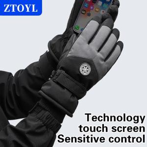 [COD] ZTOYL ถุงมือเล่นสกีถุงมือฤดูหนาวสำหรับผู้หญิงผู้ชายสโนว์บอร์ดถุงมือทัชสกรีนถุงมือสโนว์โมบิลมอเตอร์กันน้ำกันความร้อนถุงมือหิมะ