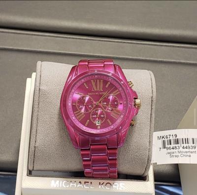 Oversized bradshaw best sale pink coated watch