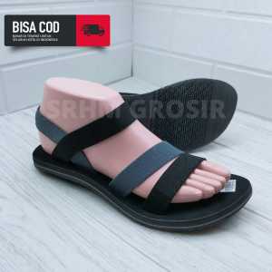 Sandal Wanita Tali Karet Jelly Cassia Korea Import