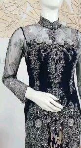 set kebaya wisuda modern kebaya murah + longtorso dan slendang prisket