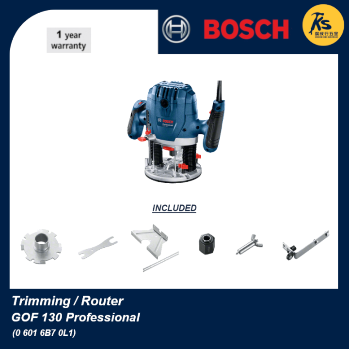 BOSCH Router GOF 130 Professional ( 0 601 6B7 0L1 ) Lazada