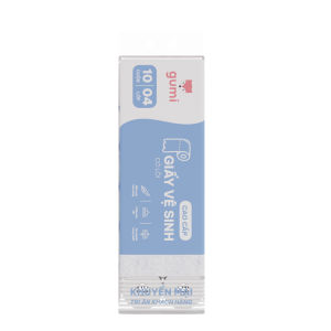 (Tặng kèm 2 cuộn) Set 10 cuộn giấy vệ sinh Gumi cao cấp bịch 4 lớp dày dặn mềm mịn.