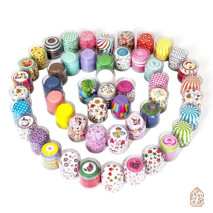 100Pcs/pack Cake Muffin Cupcake Paper Cups Cake box Cupcake Liner