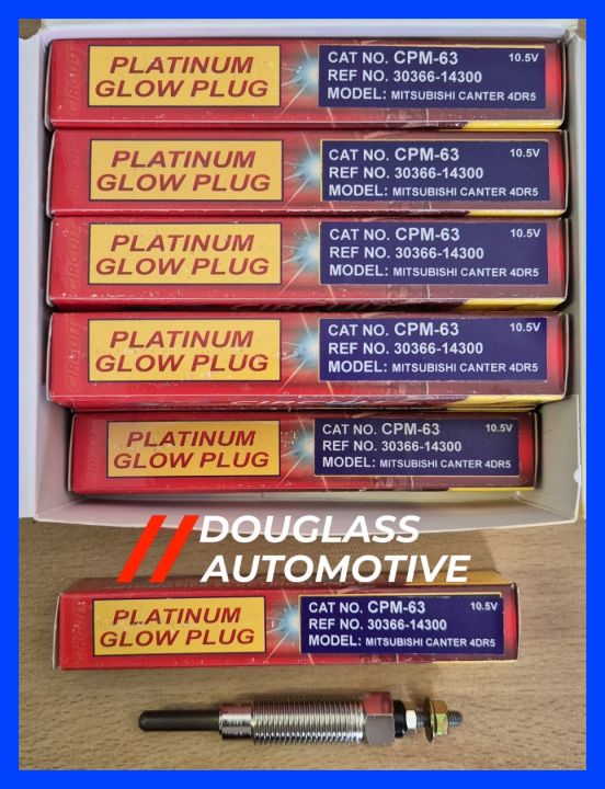 Fastrax Platinum Glow Plugs - No. 4 Medium Heat Range (Pack Of 1)
