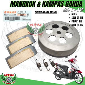 Paket Kampas ganda mio j + mangkok ganda soul gt / mio gt / fino f1 xride 115