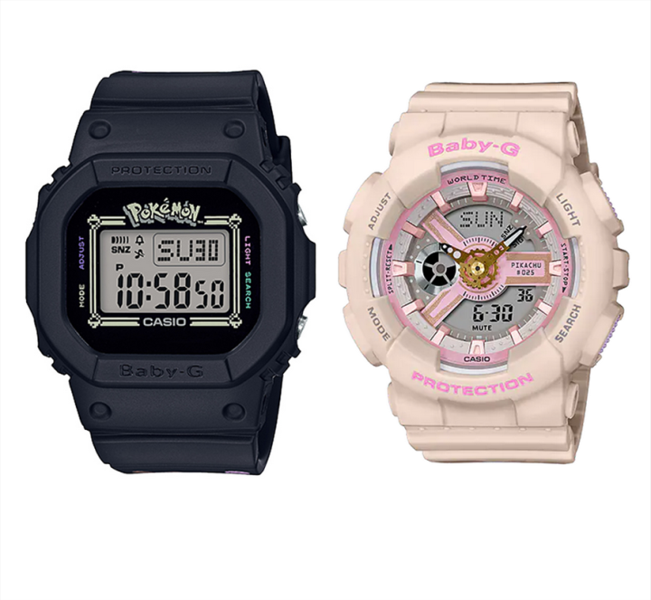 Casio Baby-G นาฬิกาข้อมือผู้หญิง สายเรซิ่นBGD-560PKC,BA-110PKC