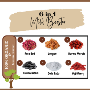 Pek Mini Harian - ORGANIC MILK BOOSTER (SET 7 in 1) / Daily Pack Milk Booster