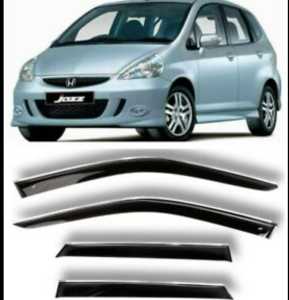 Honda Jazz 2014- 2021 Chrome Lining Injection Window Door Visor High Grade